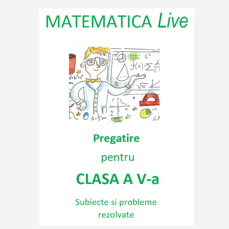 P0110 - Matematica Live - Pregatire pentru clasa a V-a